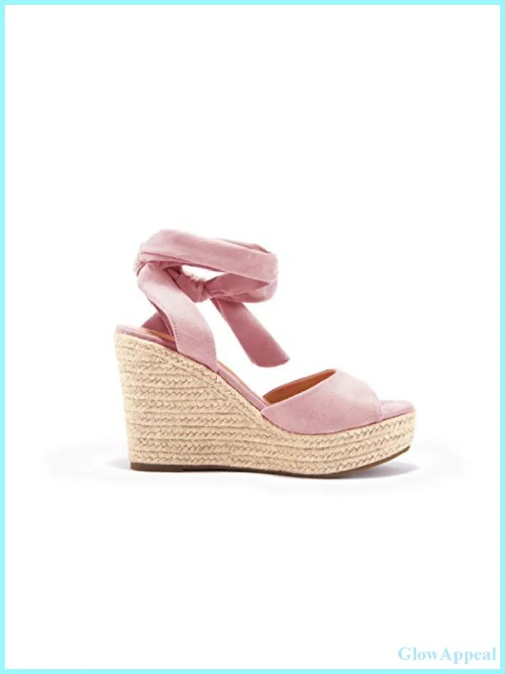 Platform Espadrille Wedge Sandals Open Toe Ankle Strap Heels